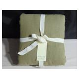 100% French Linen Duvet Cover - King/Cal King  Moss | BOKSER HOME