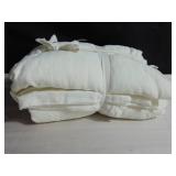 100% French Linen Duvet Cover - King/Cal King - White | BOKSER HOME