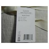 100% French Linen Duvet Cover - King/Cal King - Pebble Heather | BOKSER HOME