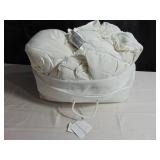 All Season 700 Fill Power Luxury White Duck Down Duvet Comforter Insert - Twin | BOKSER HOME