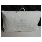 2 Pack Soft White Duck Feather & Down Bed Pillow - King | BOKSER HOME