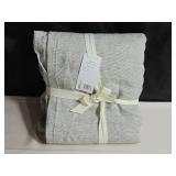100% French Linen Duvet Cover  Queen/Full - Shadow Pinstripe | BOKSER HOME