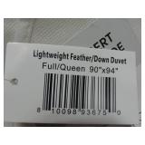 Feather & Down Duvet Comforter Insert - Full Queen - Lightweight | BOKSER HOME