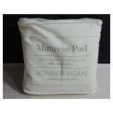 Bokser Home Mattress Pad - Full - 54" x 75" 100% Cotton