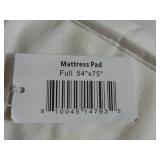 Bokser Home Mattress Pad - Full - 54" x 75" 100% Cotton
