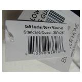 2 Pack Soft White Duck Feather & Down Bed Pillow - Standard/Queen | BOKSER HOME