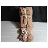 French Linen Box Stitch Quilt & Quilted Sham Set - Queen/Full - Clay | BOKSER HOME