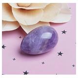Acxico Natural Dream Amethyst Quartz Crystal Reiki Healing Dragon Egg - Brand New