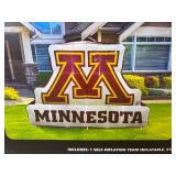 Logo Brands Minnesota Golden Gophers Pre-Lit 7’x10’ Team Inflatable $130 Retail - Brand New