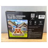 Logo Brands Minnesota Golden Gophers Pre-Lit 7’x10’ Team Inflatable $130 Retail - Brand New