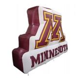 Logo Brands Minnesota Golden Gophers Pre-Lit 7’x10’ Team Inflatable $130 Retail - Brand New