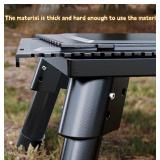 Iron Portable Wood or Charcoal Burning Heavy Duty Black Outdoor Camp Stove - Brand New