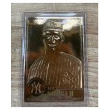 22kt Gold The Danbury Mint MLB Baseball Cards, 5 Total - Stargell, Robinson, Hornsby