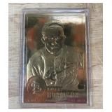 22kt Gold The Danbury Mint MLB Baseball Cards, 5 Total - Stargell, Robinson, Hornsby