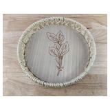 Woven Hanging 12.5" x 11" Baskets With 11" Trays - Brand New