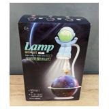Astronaut Planet 2 in 1 Night Light Desk Lamp, Light Blue - Brand New