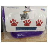 Blue Chicago Bears Pet Hat Size Medium, Bath Buddy, Red Dutchy Brand Dog Leash & Pet Eye Wipes - Brand New