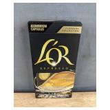 30 Lor Espresso Vanilla, Chocolate, and Caramel Flavored Coffee Capsules - Brand New