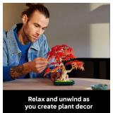 Lego Botanicals Japanese Red Maple Bonsai Tree 10348 Building Kit - $60 Retail - Brand New *A