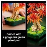 Lego Botanicals Japanese Red Maple Bonsai Tree 10348 Building Kit - $60 Retail - Brand New *A