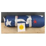 Sun Squad Picnic Blanket 60" X 72" Blue with Stars - Brand New *A