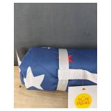 Sun Squad Picnic Blanket 60" X 72" Blue with Stars - Brand New *A