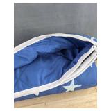 Sun Squad Picnic Blanket 60" X 72" Blue with Stars - Brand New *A