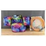 Speedo Splash Jammer 33-55lbs & 3 Sun Squad Swim Rings - Brand New *A