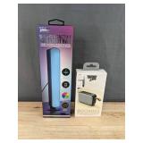 Trend Logic Elite Sound Reactive Rgb Light Bar & TrendZone Boomies Bluetooth Speaker - Brand New *A