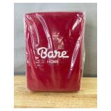 Bare Home Queen Red Flannel Fitted Sheet - $43 Retail - Brand New