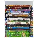 140 DVD Movie Collection - Seinfeld, The Sopranos, Friends, The Simpsons, Twilight, The Devil Wears Prada, Peter Pan, Family Guy, Wanted *C