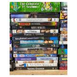 140 DVD Movie Collection - Seinfeld, The Sopranos, Friends, The Simpsons, Twilight, The Devil Wears Prada, Peter Pan, Family Guy, Wanted *C