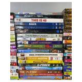 130 DVD Movie Collection - Click, The Incredibles, Donnie Brasco, Miracle on 34th Street, Shrek 3D, Pineapple Express, Planet of the Apes, This Is 40, Twilight, Inglourious Basterds, Date Night, The G