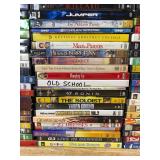 130 DVD Movie Collection - Rocky II, The Shining, Valkyrie, Ghostbusters 1 & 2, Wall Street, Pirates of the Caribbean, Waynes World, Van Wilder, Despicable Me, South Park *C