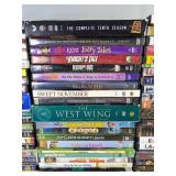 100 DVD Movie Collection - The West Wing, The Carol Burnett Show, Gremlins, Elf, Sex and the City, Watchmen, Burn Notice, Happy Feet, Ice Age, The Lord of the Rings *C