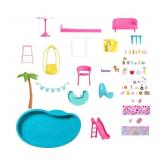 Barbie Dreamhouse Pool Party Doll House Playset - $160 Retail - Brand New *A