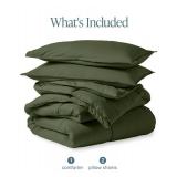 Bare 3-piece Home Oversized Queen Down Alternative Comforter Set, Cypress - $78 Retail - Brand New