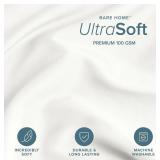 Bare Home King/Cal King Cream Duvet Cover Set - Retail $50 - Brand New