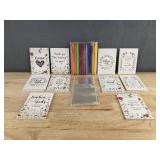 Sayglossy Teacher Appreciation Mixed Lot - 20 Notebooks, Pens & Gift Bags - Brand New