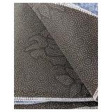 Area Rug 80" X 120", Blue - New