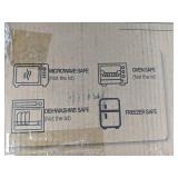 Glass Food Storage Containers, 6 Total - Brand New