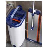 Flat Microfiber Mop Bucket Set