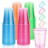 Assorted Plastic 16oz Party Cups, 100 Count - Brand New