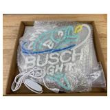 Busch Light Fishing LED Neon Beer Sign - Brand New