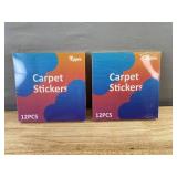 Rug & Carpet Pad Grippers, 24 Total - New