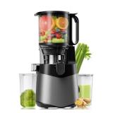 Cold Press Juicer Machine, High Juice Yield, Slow Masticating for Whole Vegetables & Fruits, 400W - Brand New