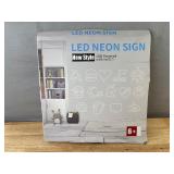Happy Camper LED Neon Sign - Brand New