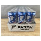 Phorm 16-oz Energy Drinks - Case of 12 - Screamin’ Freedom Rocket Pop Flavor - Brand New