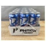 Phorm 16-oz Energy Drinks - Case of 12 - Screamin’ Freedom Rocket Pop Flavor - Brand New