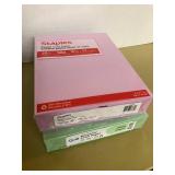 Pastel Green and Pink Copy Paper